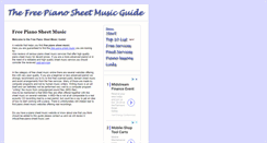 Desktop Screenshot of free-piano-sheet-music.com